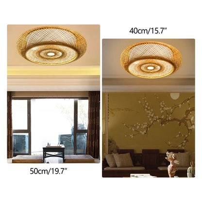 BambooWhisper - Bamboo recessed ceiling light