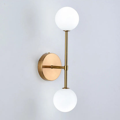 LuminousCrystal - Frosted Glass Bal Led Wall Lamp