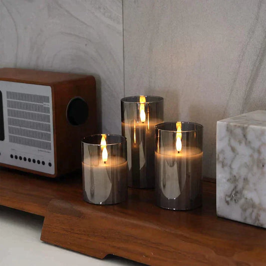 CandleLit - Electric realistic candles (set of 3)