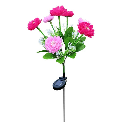 GlowBloom - Solar-powered carnation light
