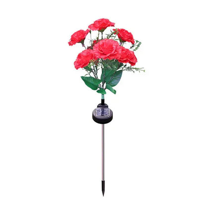 GlowBloom - Solar-powered carnation light