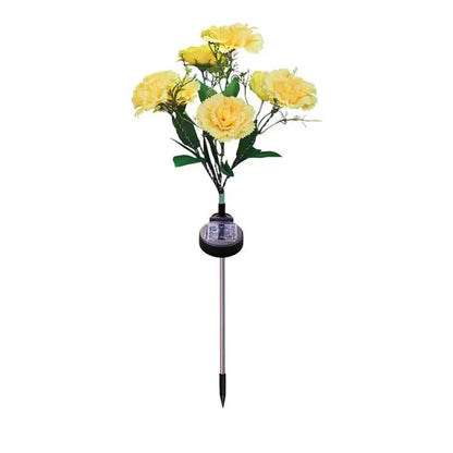 GlowBloom - Solar-powered carnation light