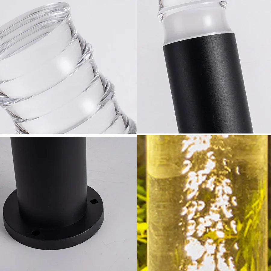 AcrylicElegance - Modern column lights