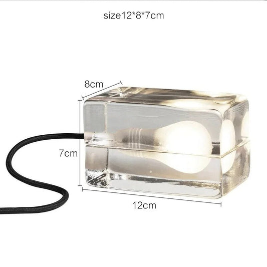 Crystal Clear - Transparante table lamp