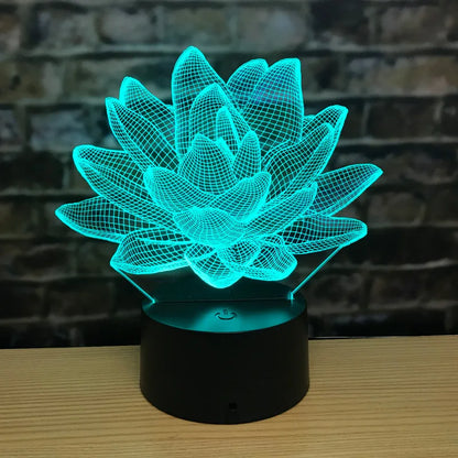 3DAcrylic - Lotus night lamp