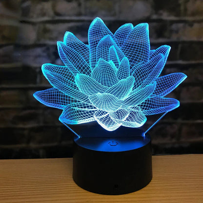 3DAcrylic - Lotus night lamp