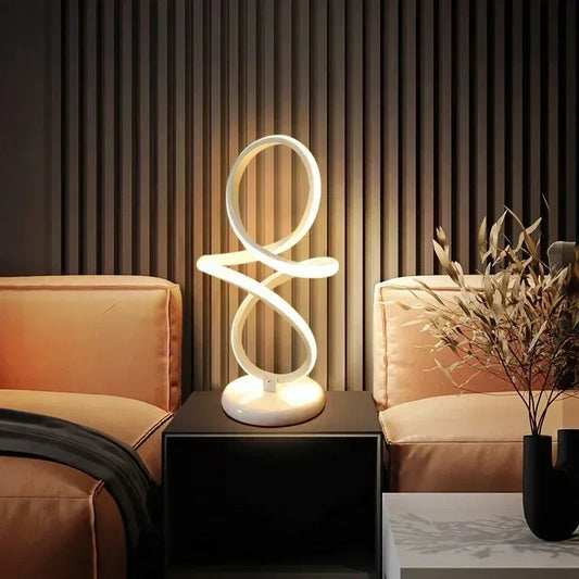 ElegantGlow - Luxe Lines table lamp