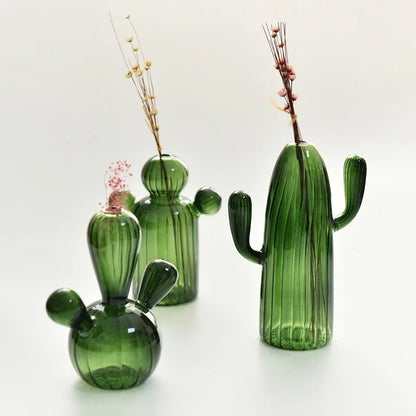 CactiClear - Glass vase in cactus shape