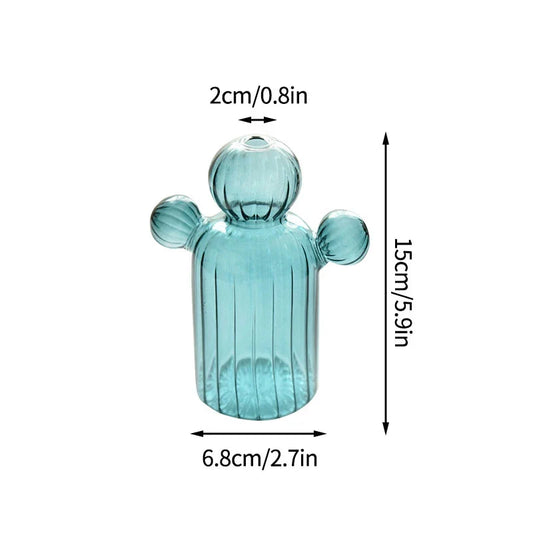 CactiClear - Glass vase in cactus shape