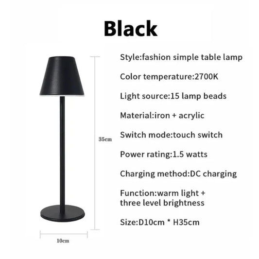 RadiantLumina - Rechargeable desk lamp