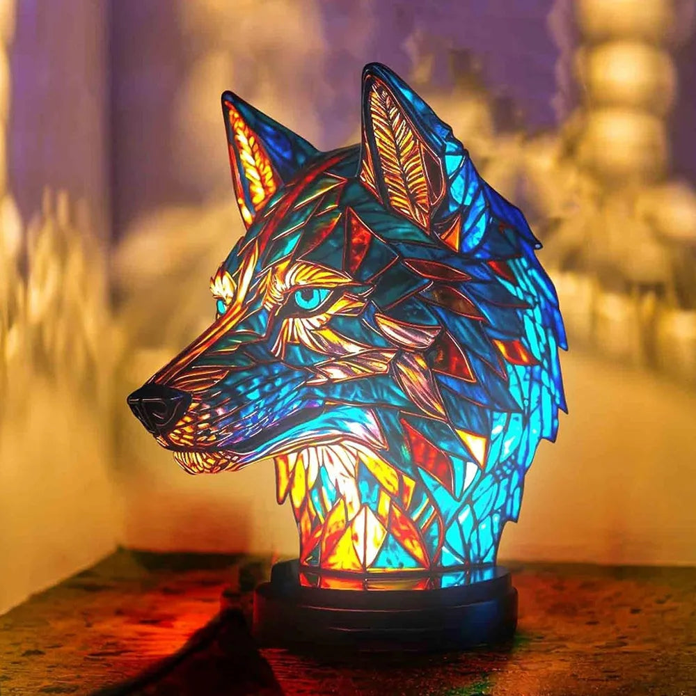 EnchantedRealm - Colorful beasts night lamp