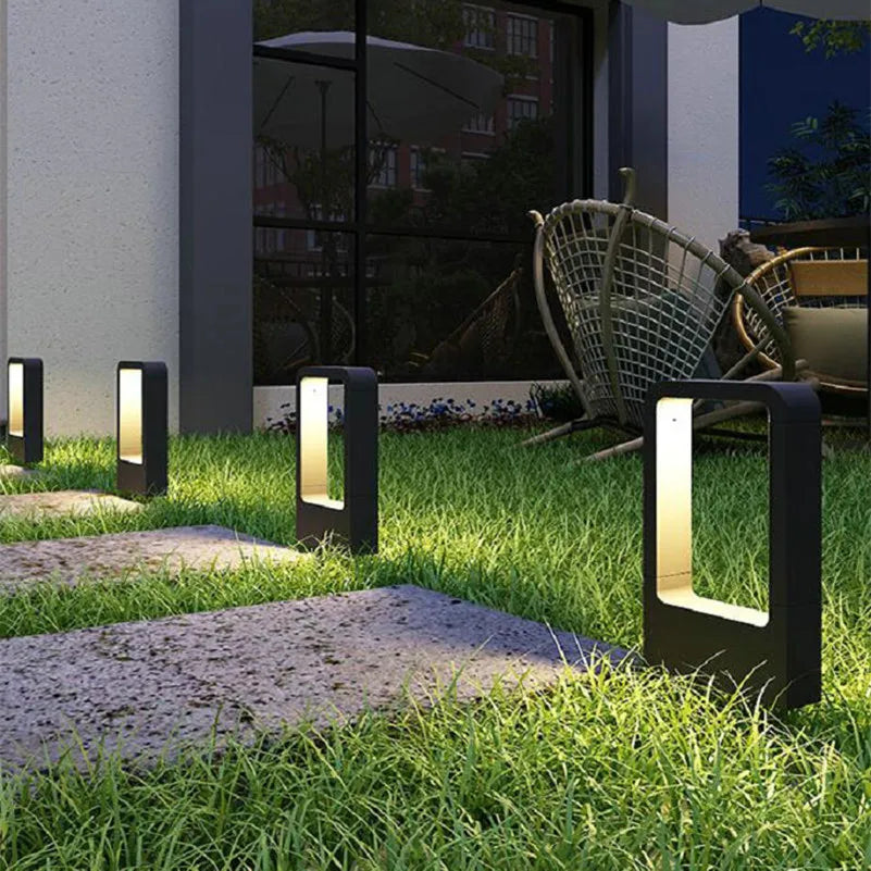 AluGlanz - Modern aluminum column light