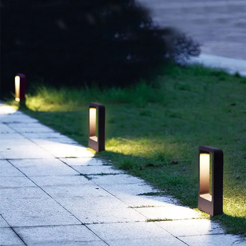 AluGlanz - Modern aluminum column light
