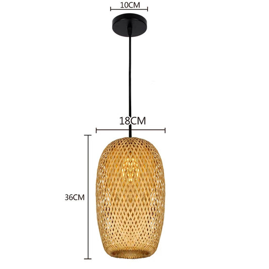 BambooCraft - Bamboo wickerwork light
