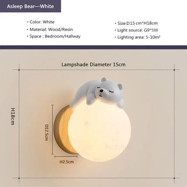 CelestialShine - Moon lamp made of resin