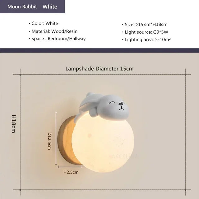 CelestialShine - Moon lamp made of resin