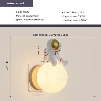 CelestialShine - Moon lamp made of resin