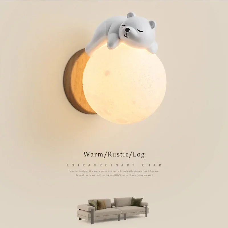CelestialShine - Moon lamp made of resin