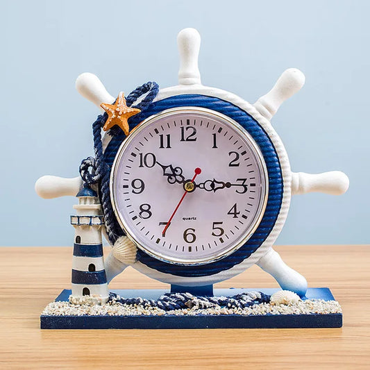 CoastalCompass - Helmet clock in Mediterranean style