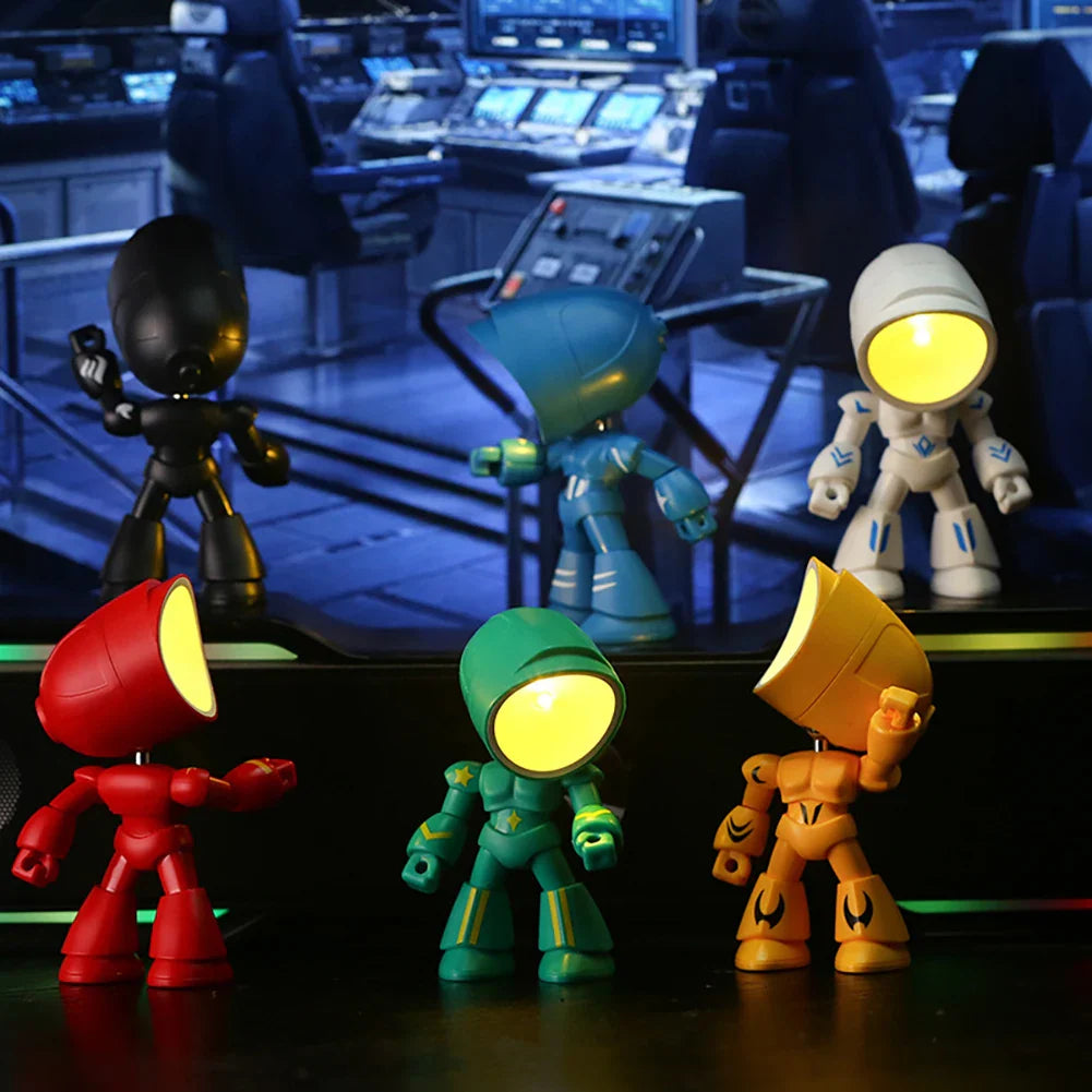 AdorableBot - cute robot table lamp