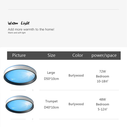 AzureGlow - Blue LED ceiling lamp