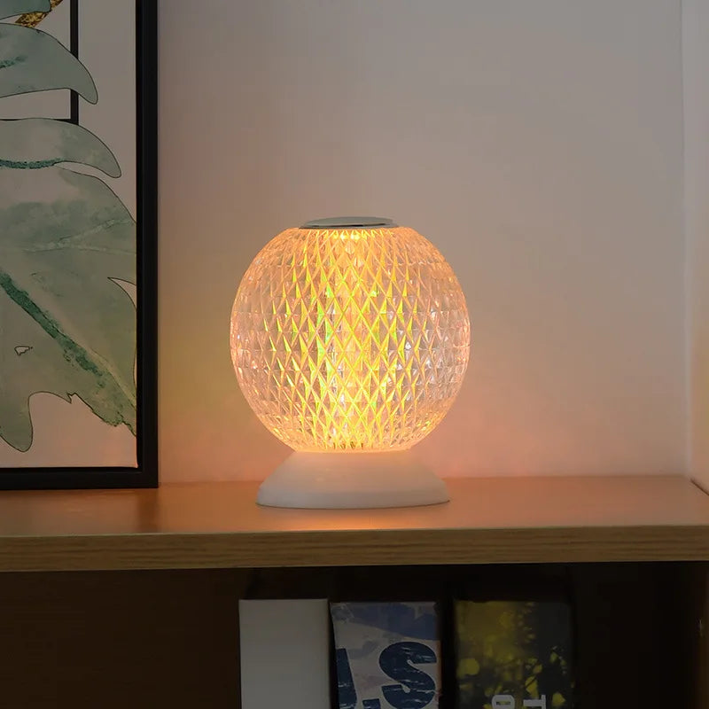 ModCrystal - Modern cordless crystal table lamp
