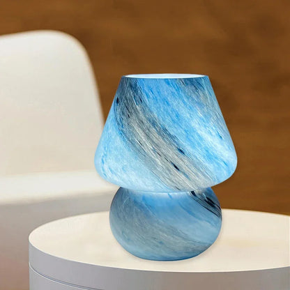 ModernLuxe - Mushroom glass table lamp