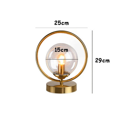 LuminaTreasure - Table lamp with glass globe