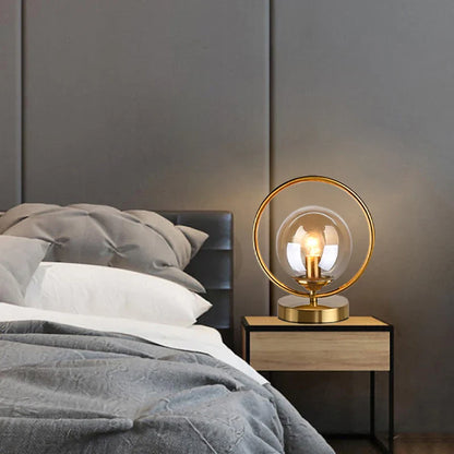 LuminaTreasure - Table lamp with glass globe