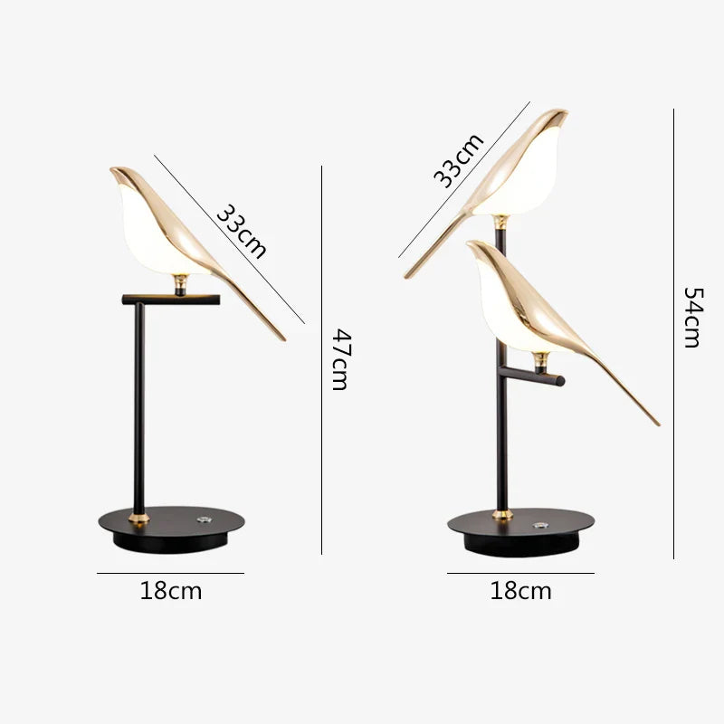 AvianGlow - Bird table lamp