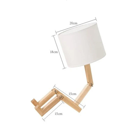 CyborgShine - Humanoid table lamp
