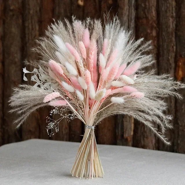 BohoBliss - Dried Pampas Grass & Bunny Tails Decoration