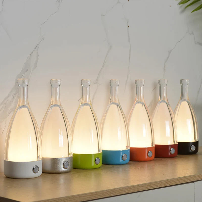 MixologyLumiere - Bottle table lamp design