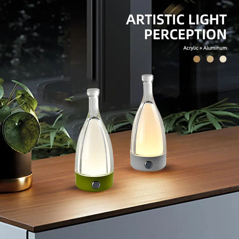Bottle Glow - Bar bottle table lamp