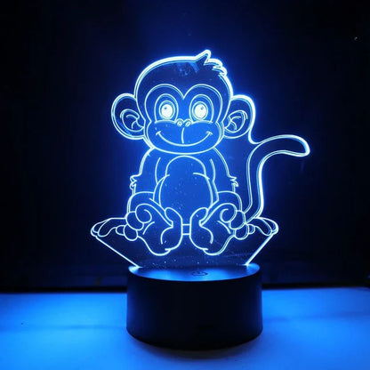 Jungle3D - Monkey wonder lamp