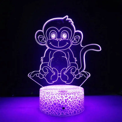 Jungle3D - Monkey wonder lamp