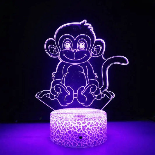 Jungle3D - Monkey wonder lamp