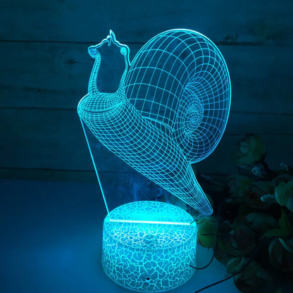 3dIllusion - Snail night light