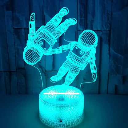 CosmicGlow - Galactic astronaut lamp