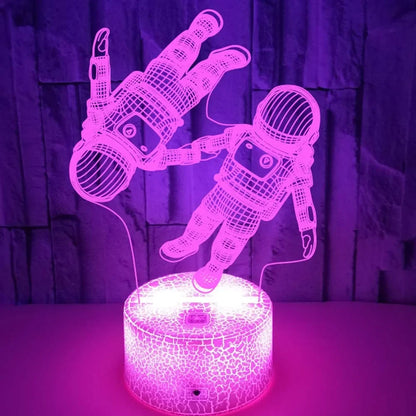 CosmicGlow - Galactic astronaut lamp
