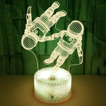 CosmicGlow - Galactic astronaut lamp