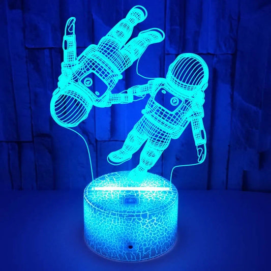 CosmicGlow - Galactic astronaut lamp
