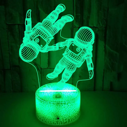CosmicGlow - Galactic astronaut lamp