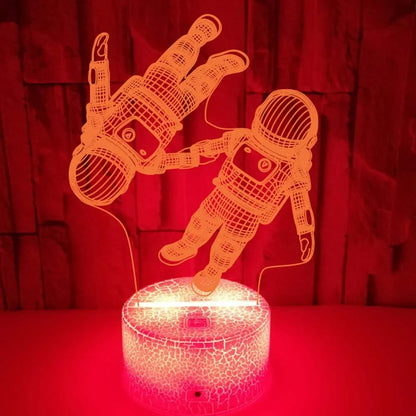 CosmicGlow - Galactic astronaut lamp