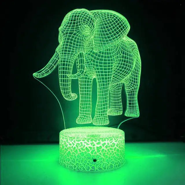 3DTrunk - Elephant illusion light