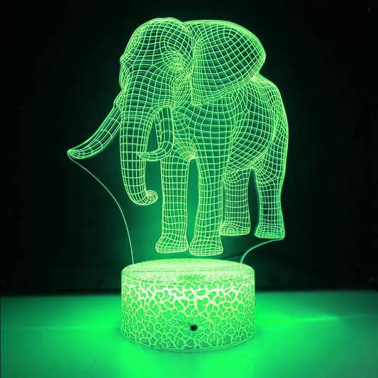 3DTrunk - Elephant illusion light