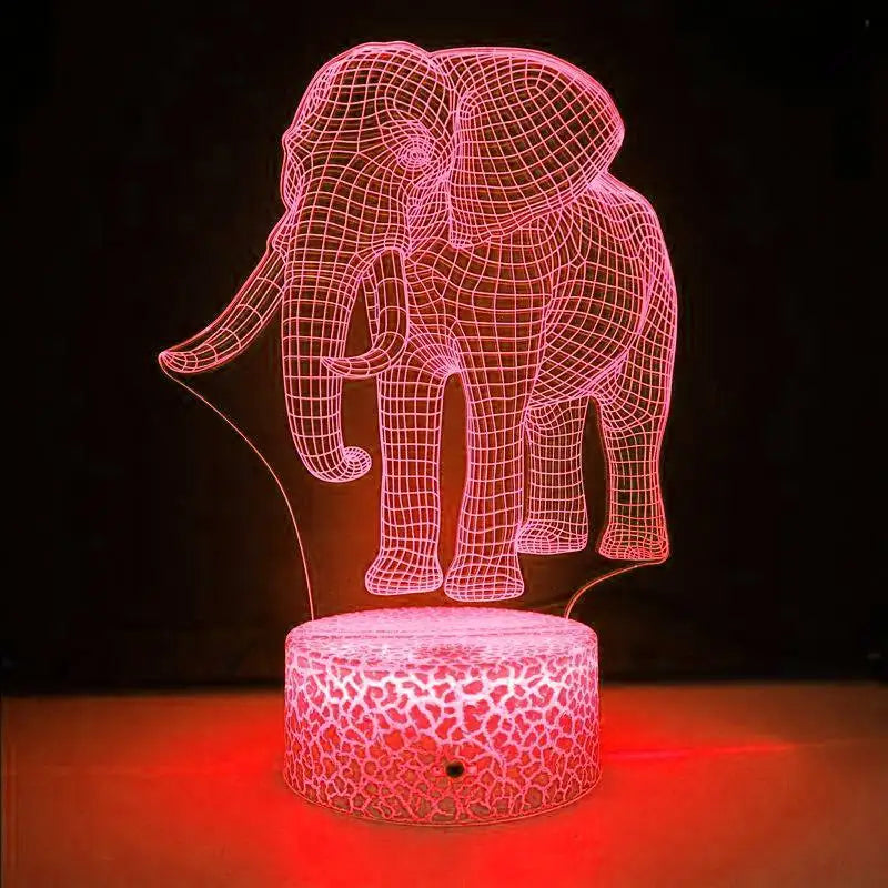 3DTrunk - Elephant illusion light