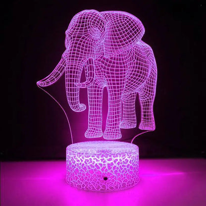 3DTrunk - Elephant illusion light