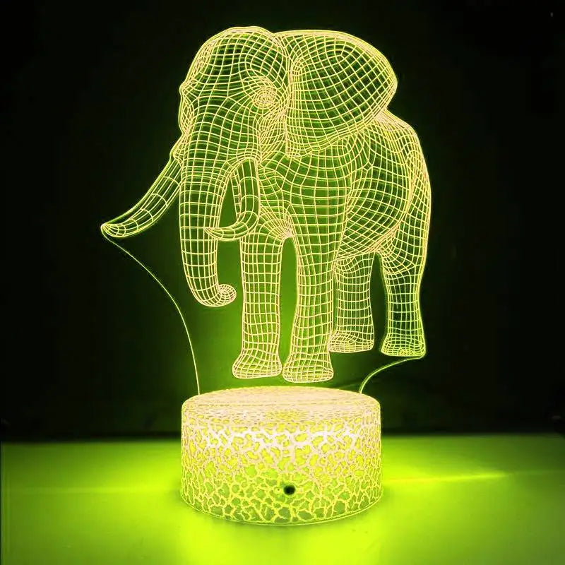 3DTrunk - Elephant illusion light