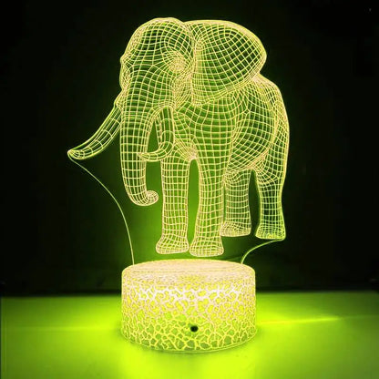 3DTrunk - Elephant illusion light